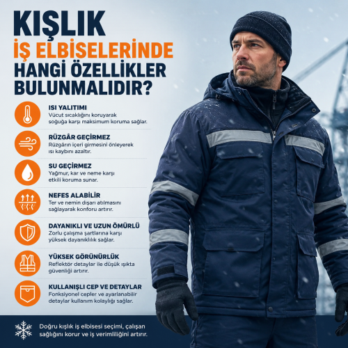 Kışlık İş Elbiselerinde Hangi Özellikler Bulunmalıdır?