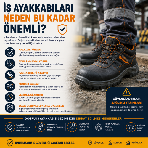 İş Ayakkabıları Neden Bu Kadar Önemli? 