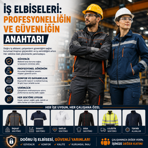 İş Elbiseleri: Profesyonelliğin ve Güvenliğin Anahtarı