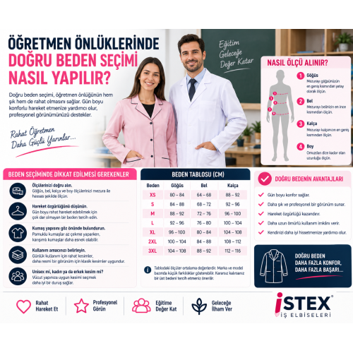 Öğretmen Önlüklerinde Doğru Beden Seçimi Nasıl Yapılır?