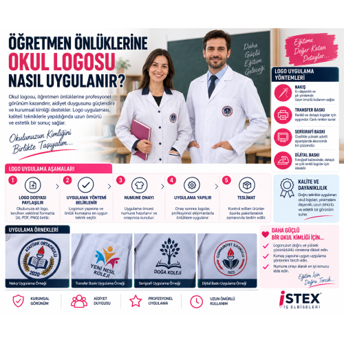 Öğretmen Önlüklerine Okul Logosu Nasıl Uygulanır?