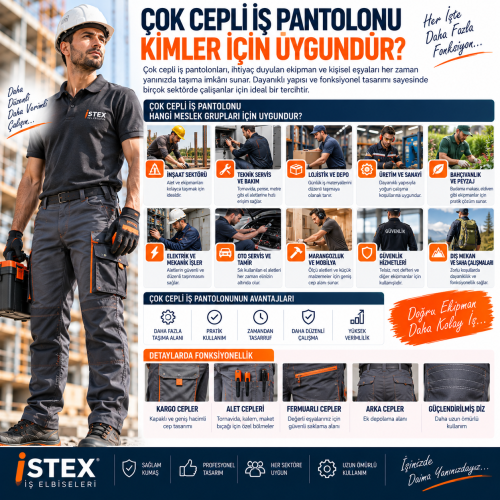 Çok Cepli İş Pantolonu Kimler İçin Uygundur?