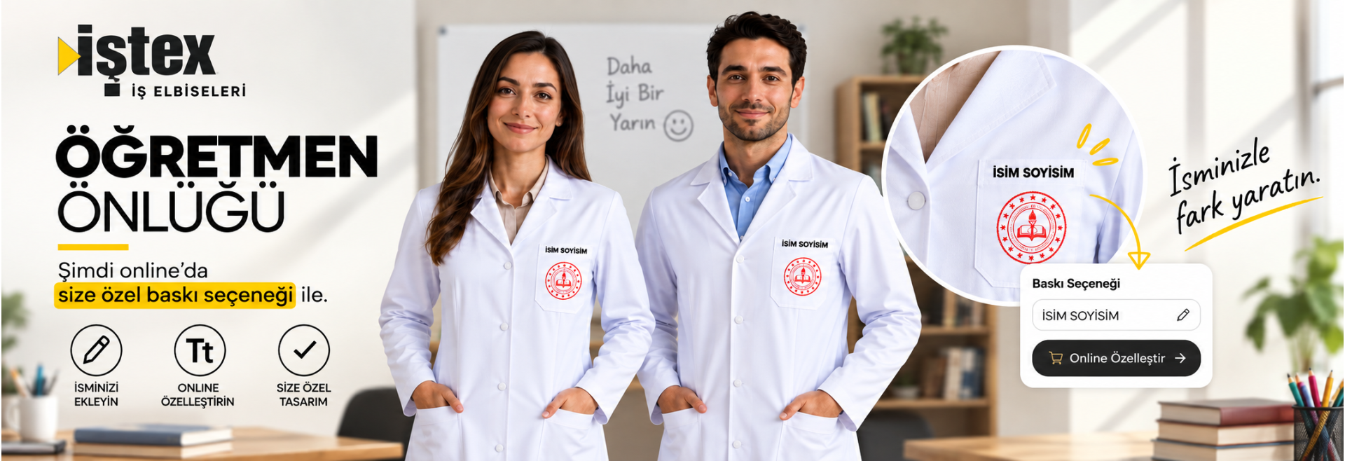 Baskılı önlük