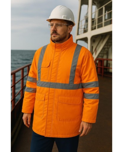 Hİ-VİS Turuncu Reflektörlü Kaban