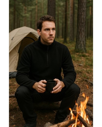 YARIM FERMUAR POLAR SWEAT