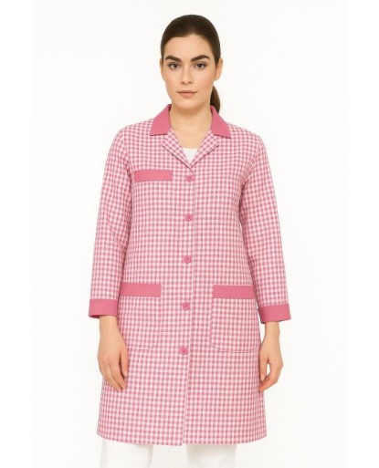 İş Önlüğü Kadın Pötikareli