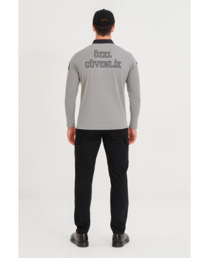 Özel Güvenlik Polo Tişört Uzun Kollu