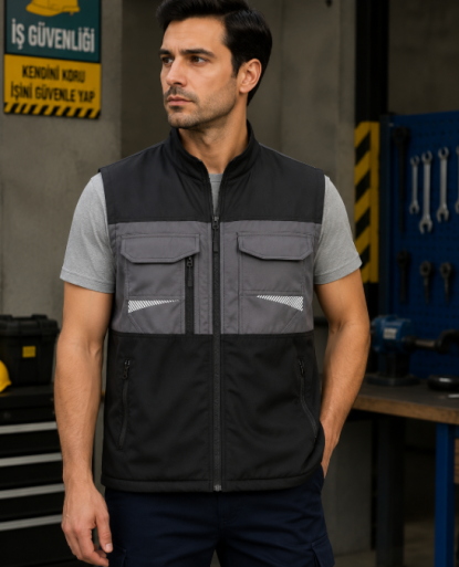 SOFTSHELL YELEK İKİ RENKLİ