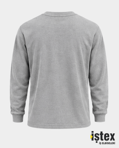 Bisiklet Yaka Sweatshirt 